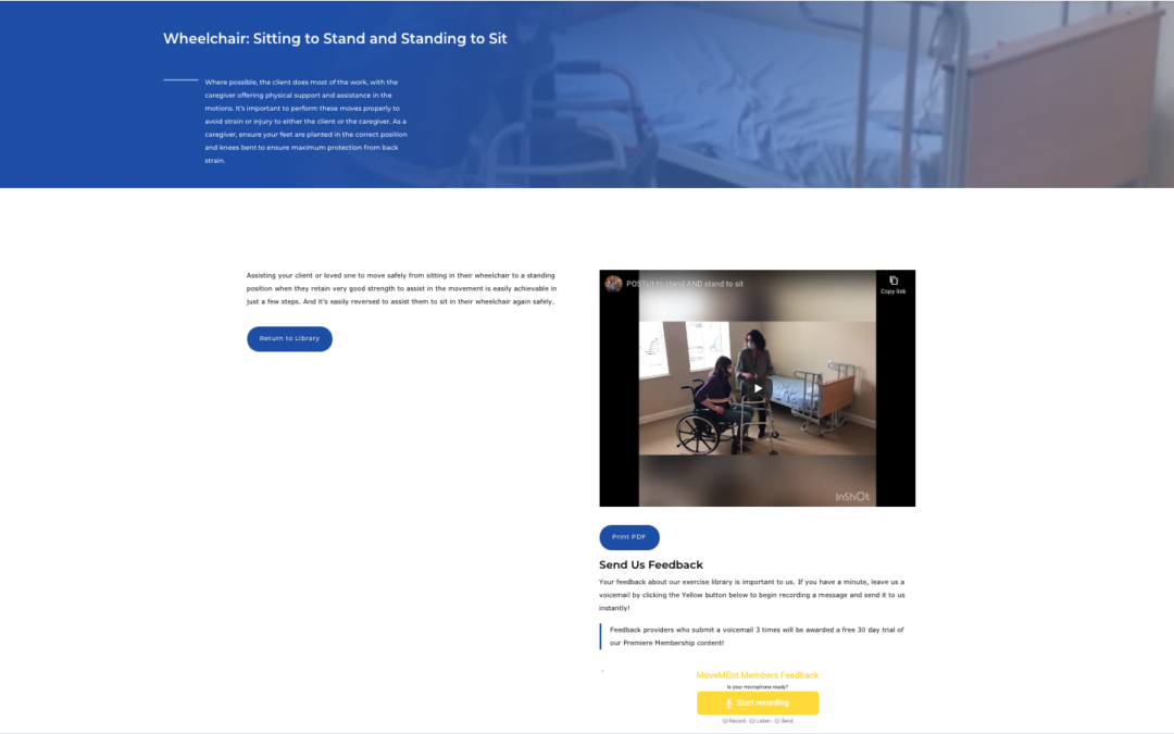 Exercise Membership Site for Physiotherapist